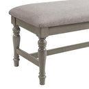  Elements International Sunnyvale D-2730-3-BN Dining Bench IMAGE 4