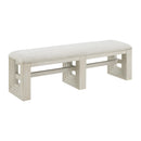  Elements International Avalanche D-11600-7-BN Dining Bench IMAGE 1