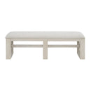  Elements International Avalanche D-11600-7-BN Dining Bench IMAGE 2