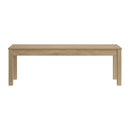  Elements International Eleanor D-6460-5-BN Dining Bench IMAGE 2