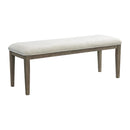  Elements International Versailles Contemporary D-3690-6-BN Dining Bench IMAGE 1