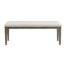  Elements International Versailles Contemporary D-3690-6-BN Dining Bench IMAGE 2
