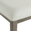  Elements International Versailles Contemporary D-3690-6-BN Dining Bench IMAGE 5