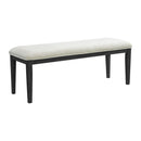  Elements International Versailles Contemporary D-3690-8-BN Dining Bench IMAGE 1