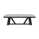  Elements International Transcend D-12980-3-BN Dining Bench IMAGE 2