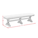  Elements International Montrose D-16670-8-BN Dining Bench IMAGE 7