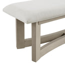  Elements International Elma D-9990-7-BN Dining Bench IMAGE 4