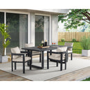 Elements International Playa O-16230-3-SC Dining Chair IMAGE 4