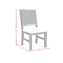  Elements International Bahama Breeze D-16730-8-SC Dining Chair IMAGE 10