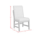  Elements International Brisbane D-16760-5-SC1 Dining Side Chair IMAGE 10