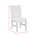  Elements International Santa Barbara D-16550-5-SCS Dining Side Chair IMAGE 12