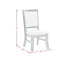  Elements International Phillipe D-5210-5-SC Dining Side Chair IMAGE 11
