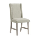  Elements International Eleanor D-6460-3-SC Dining Side Chair IMAGE 1