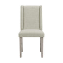  Elements International Eleanor D-6460-3-SC Dining Side Chair IMAGE 2