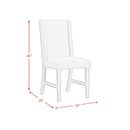  Elements International Eleanor D-6460-5-SC Dining Side Chair IMAGE 8
