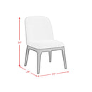  Elements International Sylvie D-16000-6-SC Dining Side Chair IMAGE 10
