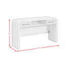  Elements International Ridgemont V-14440-8W-DT Dressing Table IMAGE 8