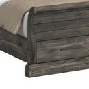  Elements International Park Ridge B-13130-8-FSLB Full Sleigh Storage Bed IMAGE 6