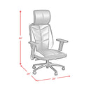  Elements International Rollins G-6710-8-GC4E Gaming Chair IMAGE 11