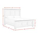  Elements International Farmington B-9890-7-KB King Panel Bed IMAGE 9