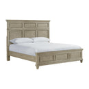  Elements International Whit-Ash B-11360-3-KB King Panel Bed IMAGE 1