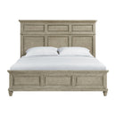  Elements International Whit-Ash B-11360-3-KB King Panel Bed IMAGE 2