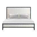  Elements International Versailles Contemporary B-3690-8W-KB1 King Panel Bed IMAGE 2