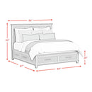  Elements International Canterbury B-13030-5-KSB King Storage Bed IMAGE 10