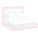 Elements International Rosalie B-16860-6-KB King Upholstered Bed IMAGE 7