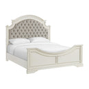  Elements International Bellevue B-10600-7-KUB King Upholstered Bed IMAGE 1