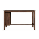  Elements International Santa Barbara D-16550-5-KI Kitchen Island & 2 Counter Stools IMAGE 2