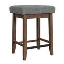 Elements International Santa Barbara D-16550-5-KI Kitchen Island & 2 Counter Stools IMAGE 4