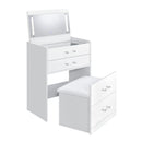  Elements International Irvine V-13260-7-VNSP Mini Dressing Table IMAGE 1