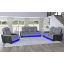  Elements International Lantana U-13660-10562-285PP Power Motion Loveseat IMAGE 4
