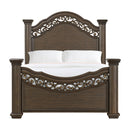  Elements International Brunswick B-13070-5-QB Queen Panel Bed IMAGE 2