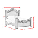  Elements International Brunswick B-13070-5-QB Queen Panel Bed IMAGE 8