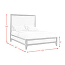  Elements International Versailles Contemporary B-3690-3W-QB1 Queen Panel Bed IMAGE 8