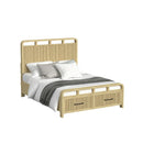  Elements International Ridgemont B-14440-6-QSB Queen Storage Bed IMAGE 1