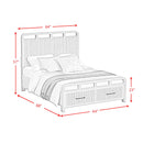  Elements International Ridgemont B-14440-6-QSB Queen Storage Bed IMAGE 9