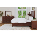  Elements International Canterbury B-13030-5-QSB Queen Storage Bed IMAGE 5