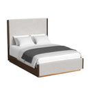  Elements International Brisbane B-16760-5-QUB Queen Upholstered Bed IMAGE 1