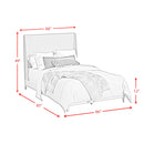  Elements International Westland B-13000-6-QUB Queen Upholstered Bed IMAGE 9