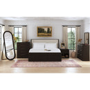  Elements International Sylvie B-16000-5-QUB Queen Upholstered Bed IMAGE 4