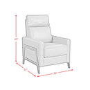  Elements International Tango U-17740-8210-105PP Recliner IMAGE 10