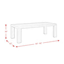  Elements International Grady DGD218DTB Rectangle Dining Table IMAGE 10