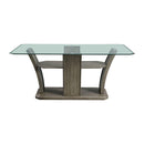  Elements International Dapper DPR300DTB Rectangular Dining Table IMAGE 2