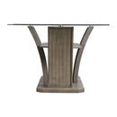  Elements International Dapper DPR300DTB Rectangular Dining Table IMAGE 3