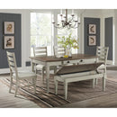  Elements International Farmington D-9890-7-DT Rectangular Dining Table IMAGE 6