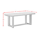  Elements International Portland D-1710-8-DT2 Rectangular Dining Table IMAGE 12