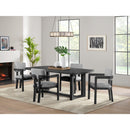  Elements International Portland D-1710-8-DT2 Rectangular Dining Table IMAGE 5